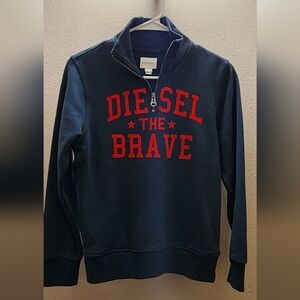 Diesel Boys Navy Blue Sweater